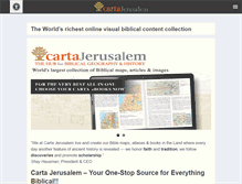Tablet Screenshot of carta-jerusalem.com